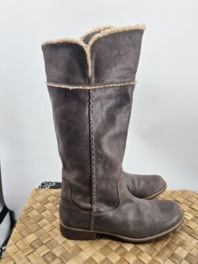 Timberland Brown Leather Tall Boot Size 9